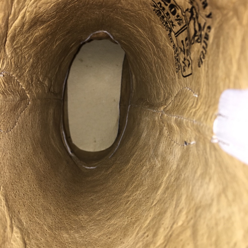 Men’s Cowboy Boots Ostrich Print Leather Black - Picture 7 of 8